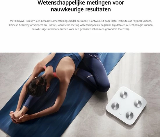 Huawei Scale 3 - Personenweegschaal - Wit 16 Huawei Scale 3 - Personenweegschaal - Wit - Afbeelding 14