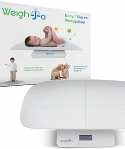 WeighJo - Digitale Weegschaal - Dierenweegschaal -Baby Weegschaal - Tot 100 Kg 13 WeighJo - Digitale Weegschaal - Dierenweegschaal -Baby Weegschaal - Tot 100 Kg -Yunmai Shop 550x471 4