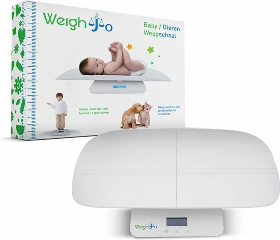 WeighJo - Digitale Weegschaal - Dierenweegschaal -Baby Weegschaal - Tot 100 Kg 7 WeighJo - Digitale Weegschaal - Dierenweegschaal -Baby Weegschaal - Tot 100 Kg - Afbeelding 5