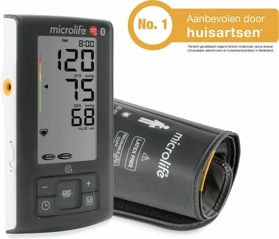 Microlife BP A6 BT - Bovenarm Bloeddrukmeter - Klinisch Gevalideerd - No. 1 Merk Bij Huisartsen 3 Microlife BP A6 BT - Bovenarm Bloeddrukmeter - Klinisch Gevalideerd - No. 1 Merk Bij Huisartsen