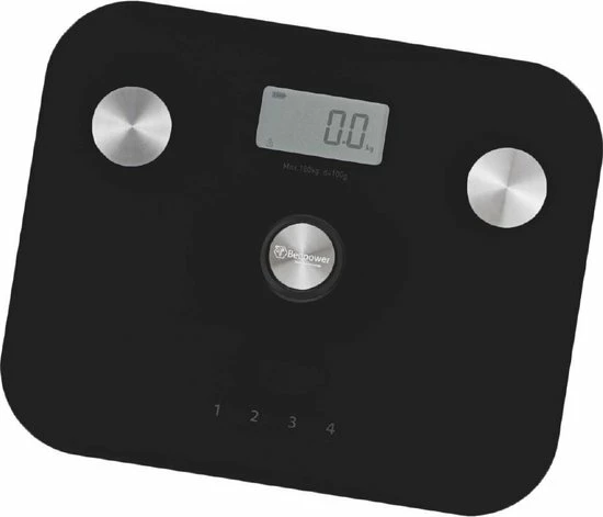Beepower - Personenweegschaal - Self Powered - Met Lichaamsanalyse - Zwart 3 Beepower - Personenweegschaal - Self Powered - Met Lichaamsanalyse - Zwart