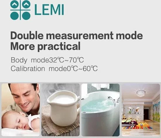 J.C. Health Thermometer - Plastic - Wit 4 J.C. Health Thermometer - Plastic - Wit - Afbeelding 2