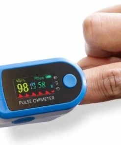 Urban Kr8 URBANKR8 - Pulse Oximeter - Meet Snel Je Hartslag En Zuurstofgehalte In Je Bloed!