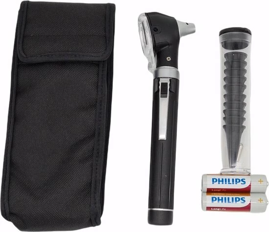 Mast Medical Otoscoop - Zwarte Fiber Otoscoop - Geneeskunde - Diagnostiek - Oorkijker 3 Mast Medical Otoscoop - Zwarte Fiber Otoscoop - Geneeskunde - Diagnostiek - Oorkijker