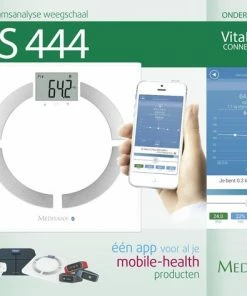Medisana BS444 Connect - Lichaamsanalyseweegschaal - Wit 32 Medisana BS444 Connect - Lichaamsanalyseweegschaal - Wit -Yunmai Shop 550x473