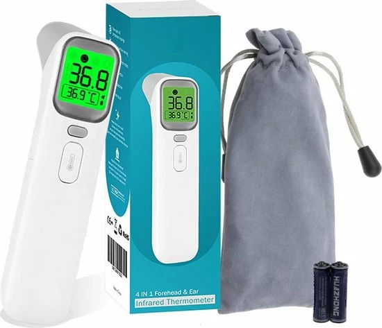 Wellue Thermometer - Thermometer Lichaam - Thermometer Baby - Thermometer Voorhoofd - Thermometer Oor - Koortsthermometer Voor Volwassenen 7 Wellue Thermometer - Thermometer Lichaam - Thermometer Baby - Thermometer Voorhoofd - Thermometer Oor - Koortsthermometer Voor Volwassenen - Afbeelding 5