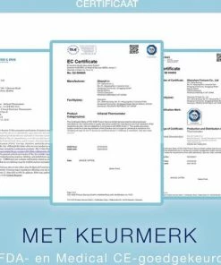 G Master Professionele Digitale Infrarood Oor- / Voorhoofd Thermometer Incl. Batterijen, Nederlandse Handleiding En 20 X Beschermkapjes -Yunmai Shop 550x473 7