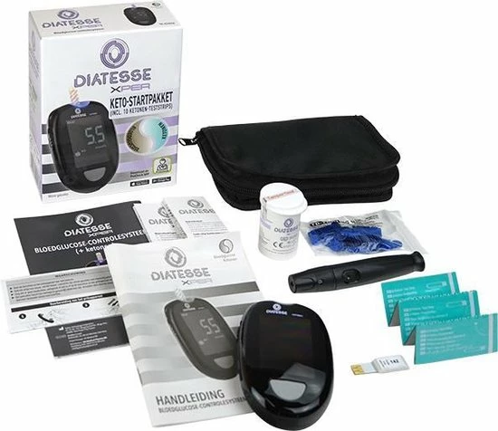 Diatesse Xper KETO-startpakket | Inclusief 20 Ketonen Strips + 10 Glucose Strips | Voordeelbundel! 3 Diatesse Xper KETO-startpakket | Inclusief 20 Ketonen Strips + 10 Glucose Strips | Voordeelbundel!
