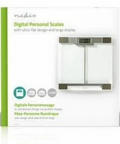 Nedis Personenweegschaal | Digitaal | Transparant | Gehard Glas | Maximaal Weegvermogen: 180 Kg 19 Nedis Personenweegschaal | Digitaal | Transparant | Gehard Glas | Maximaal Weegvermogen: 180 Kg -Yunmai Shop 550x481 5
