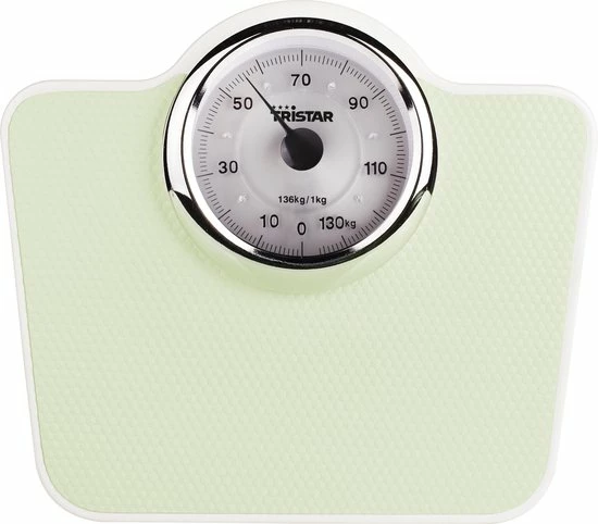 Weegschaal Tristar WG-2428 - Analoge Personenweegschaal - Vintage Design - Step-on-technologie - Anti-slip - Wit - 3 Weegschaal Tristar WG-2428 - Analoge Personenweegschaal - Vintage Design - Step-on-technologie - Anti-slip - Wit -