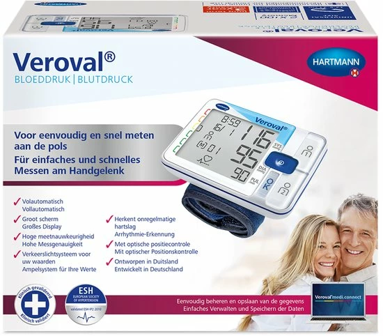 Hartmann - Veroval - Pols Bloeddrukmeter 9 Hartmann - Veroval - Pols Bloeddrukmeter - Afbeelding 7