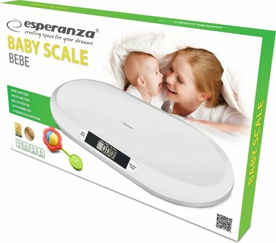 Esperanza EBS019 Babyweegschaal ? Digitale Weegschaal Baby En Peuter ? Dierenweegschaal ? Tot 20 Kg 6 Esperanza EBS019 Babyweegschaal ? Digitale Weegschaal Baby En Peuter ? Dierenweegschaal ? Tot 20 Kg - Afbeelding 4