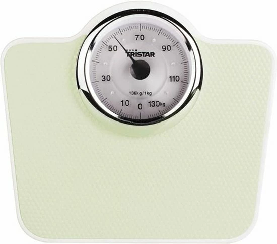 Weegschaal Tristar WG-2428 - Analoge Personenweegschaal - Vintage Design - Step-on-technologie - Anti-slip - Wit - 7 Weegschaal Tristar WG-2428 - Analoge Personenweegschaal - Vintage Design - Step-on-technologie - Anti-slip - Wit - - Afbeelding 5