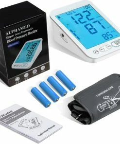 Alphamed U81D Bloeddrukmeter Bovenarm - Hartslagmeting - Geheugenfunctie - 22 42 Cm Manchet - Wit -Yunmai Shop 550x484 3
