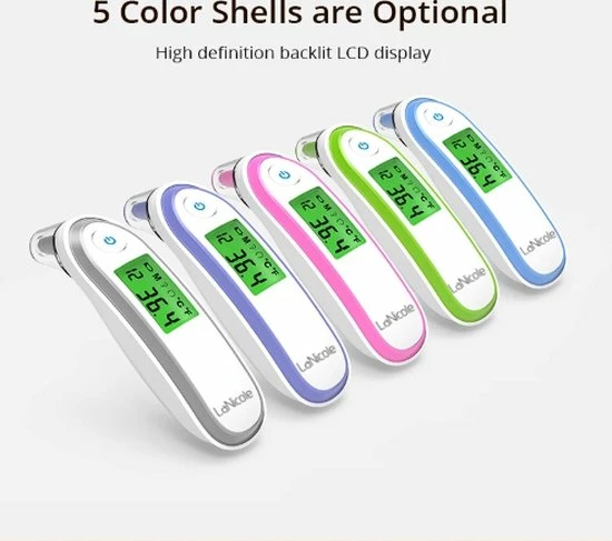 LaNicole®-Infrarood-oor-voorhoofd-thermometer-Roze-koorts-lichaamstemperatuur-baby-kind-volwassen-lichaamsthermometer 3 LaNicole®-Infrarood-oor-voorhoofd-thermometer-Roze-koorts-lichaamstemperatuur-baby-kind-volwassen-lichaamsthermometer