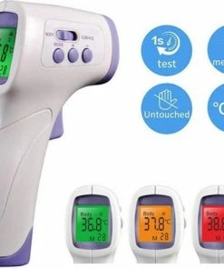 Hurconn Contactloze Infrarood Temperatuur Meter| Thermometer| Koortsmeter | Non Contact Voorhoofd Meter| Temperatuurmeter Voor Koorts Met LCD Display | Voor Kinderen | Volwassenen| Digitaal | Digitale IR Thermometers -Yunmai Shop 550x489 4