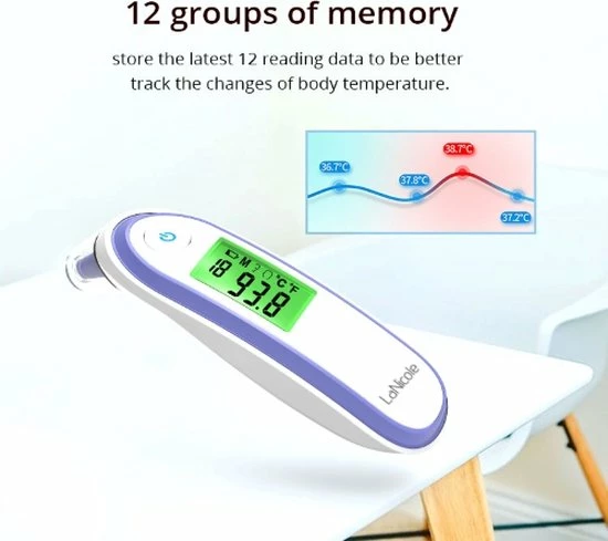 LaNicole®-Infrarood-oor-voorhoofd-thermometer-Roze-koorts-lichaamstemperatuur-baby-kind-volwassen-lichaamsthermometer 6 LaNicole®-Infrarood-oor-voorhoofd-thermometer-Roze-koorts-lichaamstemperatuur-baby-kind-volwassen-lichaamsthermometer - Afbeelding 4