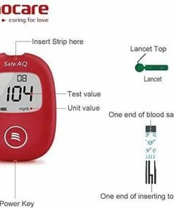 Sinocare - 5 Seconden Result Bloedglucosemeter, Safe AQ Smart Bloedglucosetestkit Met Bloedglucoseteststrips X 50 + Bloedsuikertestlancet X 50 + 2 AAA Batterijen + Diabetische Prikpen Zonder Code - Mg/dL 14 Sinocare - 5 Seconden Result Bloedglucosemeter, Safe AQ Smart Bloedglucosetestkit Met Bloedglucoseteststrips X 50 + Bloedsuikertestlancet X 50 + 2 AAA Batterijen + Diabetische Prikpen Zonder Code - Mg/dL -Yunmai Shop 550x495 6
