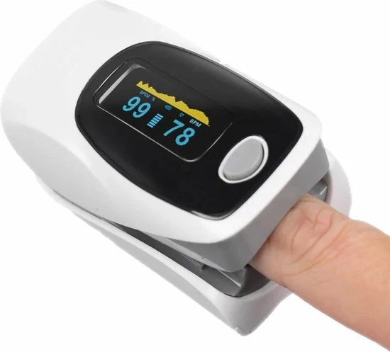 Jumalu - Saturatiemeter - Grijs, Wit - Oximeter - Hartslagmeter - Zuurstofmeter - Zuurstofmeter Vinger - Pulse Oximeter 5 Jumalu - Saturatiemeter - Grijs, Wit - Oximeter - Hartslagmeter - Zuurstofmeter - Zuurstofmeter Vinger - Pulse Oximeter - Afbeelding 3