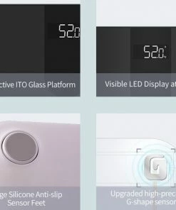 Skala Weegschaal Met Lichaamsanalyse - Digitale Personenweegschaal - Zwart 10 Skala Weegschaal Met Lichaamsanalyse - Digitale Personenweegschaal - Zwart -Yunmai Shop 550x497 11