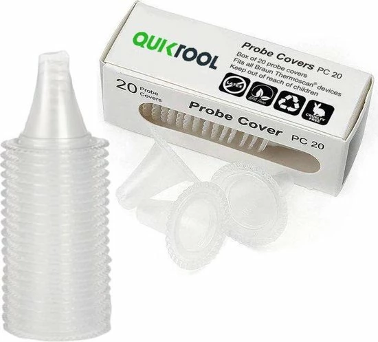 QuikTool? Navulset Beschermkapjes Voor Braun Thermoscan 3 / 5 / 6 / 7 En Andere Oor Thermometers | Koortsthermometer| Thermometer Dopjes | Lens Filters Cover Set Voor Oor Thermometer LF20 LF40 3 QuikTool? Navulset Beschermkapjes Voor Braun Thermoscan 3 / 5 / 6 / 7 En Andere Oor Thermometers | Koortsthermometer| Thermometer Dopjes | Lens Filters Cover Set Voor Oor Thermometer LF20 LF40