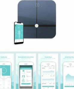 JAP Sports JAP Slimme Weegschaal - Bluetooth Met App - Baby Modus - Vetpercentage, Lichaamsanalyse - Smart App -Yunmai Shop 550x497 3