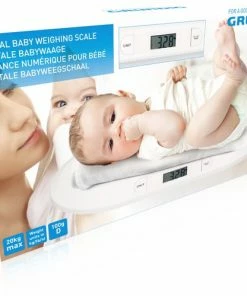 Grundig Babyweegschaal - Digitaal - 10 Gram Nauwkeurig - Max 20 Kilo - Tare-Functie - Wit -Yunmai Shop 550x499 4