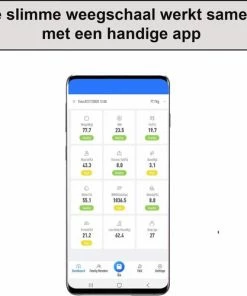 Merkloos Weegschaal Lichaamsanalyse Met 12 Lichaamsmetingen - Personenweegschaal - Digitale Weegschaal Met App Voor Android En IOS - Vetpercentage Meten - BMI Meten - Zwart 20 Merkloos Weegschaal Lichaamsanalyse Met 12 Lichaamsmetingen - Personenweegschaal - Digitale Weegschaal Met App Voor Android En IOS - Vetpercentage Meten - BMI Meten - Zwart -Yunmai Shop 550x500 6