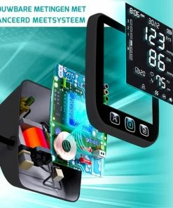 FITAGE® Bovenarm Bloeddrukmeter - Bloeddrukmeters - Hartslagmeter - Blood Pressure Monitor - Opbergtas - Omtrek Manchet 22-42cm 17 FITAGE® Bovenarm Bloeddrukmeter - Bloeddrukmeters - Hartslagmeter - Blood Pressure Monitor - Opbergtas - Omtrek Manchet 22-42cm -Yunmai Shop 550x501