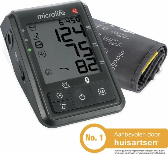 Microlife BP B6 BT Connect - Bovenarm Bloeddrukmeter - Klinisch Gevalideerd - No. 1 Merk Bij Huisartsen - Met App & Bluetooth 3 Microlife BP B6 BT Connect - Bovenarm Bloeddrukmeter - Klinisch Gevalideerd - No. 1 Merk Bij Huisartsen - Met App & Bluetooth