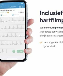 Sparxs Bloeddrukmeter - Inclusief Hartfilmpje (ECG) - Hartslagmeters Voor Bovenarm Of Borst - Inclusief App Via Bluetooth -Yunmai Shop 550x504 5