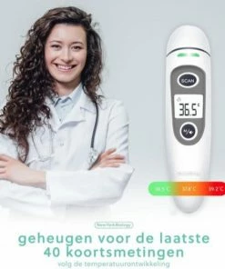 New York Biology - Infrarood Oor En Voorhoofdthermometer Lichaam Voor Baby- Kinderen & Volwassenen-digitale Koortsthermometer-incl. Batterijen +NL Handleiding 19 New York Biology - Infrarood Oor En Voorhoofdthermometer Lichaam Voor Baby- Kinderen & Volwassenen-digitale Koortsthermometer-incl. Batterijen +NL Handleiding -Yunmai Shop 550x505