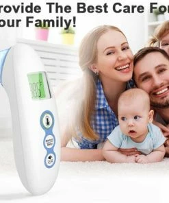 Salvaro® Digitale Infrarood Thermometer Voorhoofd- & Oorthermometer In 1 - Incl. Batterijen En Opbergzakje -Yunmai Shop 550x509 3