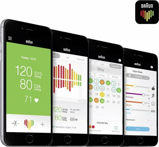 Braun ExactFit™ 3 BUA6150WE - Bovenarmbloed Drukmeter 6 Braun ExactFit™ 3 BUA6150WE - Bovenarmbloed Drukmeter - Afbeelding 4