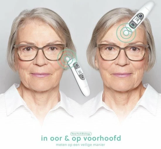 New York Biology - Infrarood Oor En Voorhoofdthermometer Lichaam Voor Baby- Kinderen & Volwassenen-digitale Koortsthermometer-incl. Batterijen +NL Handleiding 8 New York Biology - Infrarood Oor En Voorhoofdthermometer Lichaam Voor Baby- Kinderen & Volwassenen-digitale Koortsthermometer-incl. Batterijen +NL Handleiding - Afbeelding 6