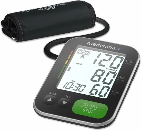 Medisana BU 570 Connect Bovenarm Bloeddrukmeter Zwart 5 Medisana BU 570 Connect Bovenarm Bloeddrukmeter Zwart - Afbeelding 3