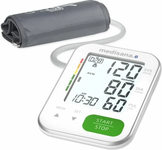 Medisana BU 570 Connect Bovenarm Bloeddrukmeter Wit 8 Medisana BU 570 Connect Bovenarm Bloeddrukmeter Wit - Afbeelding 6