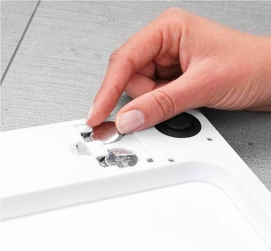 Brabantia Personenweegschaal Digitaal - Op Batterijen - White 7 Brabantia Personenweegschaal Digitaal - Op Batterijen - White - Afbeelding 5