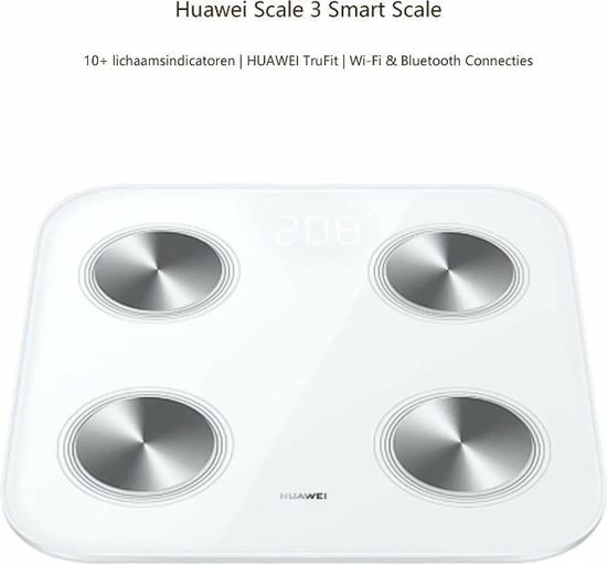 Huawei Scale 3 - Personenweegschaal - Wit 4 Huawei Scale 3 - Personenweegschaal - Wit - Afbeelding 2