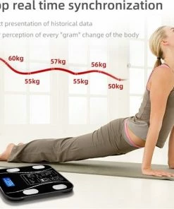 PuroTech Slimme Weegschaal - Lichaamsanalyse & Vetpercentagemeter - Met App - Smart Weegschaal - Zwart - Bluetooth - Personenweegschaal 10 PuroTech Slimme Weegschaal - Lichaamsanalyse & Vetpercentagemeter - Met App - Smart Weegschaal - Zwart - Bluetooth - Personenweegschaal -Yunmai Shop 550x515 11