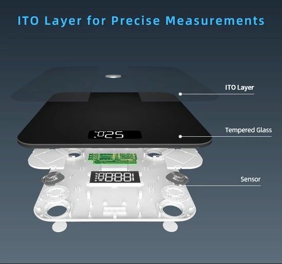 Skala Weegschaal Met Lichaamsanalyse - Digitale Personenweegschaal - Zwart 6 Skala Weegschaal Met Lichaamsanalyse - Digitale Personenweegschaal - Zwart - Afbeelding 4