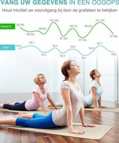 O'dor® Bluetooth Personenweegschaal - Weegschaal - Digitale Lichaamsanalyse - Meet Hartslag, Gewicht, Lichaamsvet, Spiermassa, BMI, Botmassa En Vetpercentage - Wit 19 O'dor® Bluetooth Personenweegschaal - Weegschaal - Digitale Lichaamsanalyse - Meet Hartslag, Gewicht, Lichaamsvet, Spiermassa, BMI, Botmassa En Vetpercentage - Wit -Yunmai Shop 550x516 7