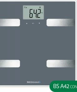 Medisana BS A42 Lichaamsanalyse Weegschaal Met Bluetooth (grijs)