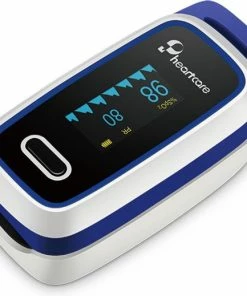 Pheartcare Saturatiemeter Zuurstofmeter Met Inspectie Certificaat En Medische Kwalificatie - Blauw