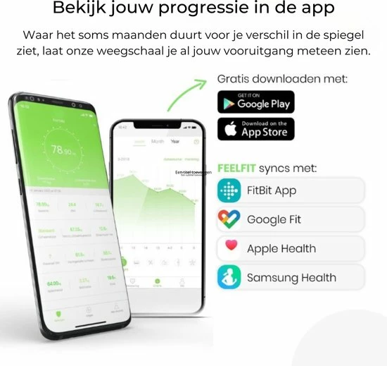 Formilo Personenweegschaal Met Lichaamsanalyse ? Vetpercentage Meter ? App 6 Formilo Personenweegschaal Met Lichaamsanalyse ? Vetpercentage Meter ? App - Afbeelding 4
