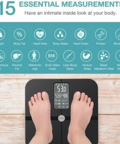 O'dor® Bluetooth Personenweegschaal Met IOS En Android Smart App - Weegschaal Digitale Lichaamsanalyse - Meet Gewicht, Lichaamsvet, Spiermassa, BMI, Botmassa En Vetpercentage -Yunmai Shop 550x520 15