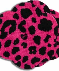 Merkloos Set Van 2 Fixeer Tapes / Pleisters / Stickers - Bloem - Leopard - Geschikt Voor FreeStyle Libre 2 Sensor