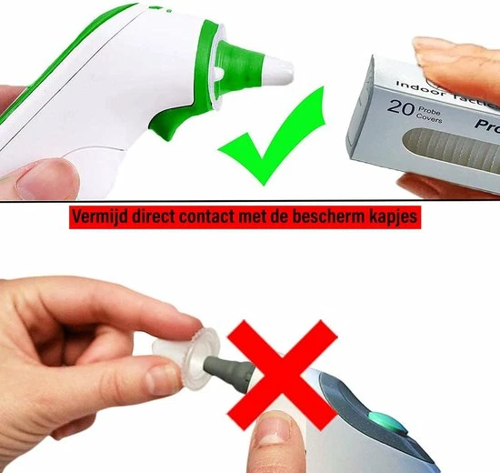 Merkloos Beschermkapjes - Oorthermometer 4 Merkloos Beschermkapjes - Oorthermometer - Afbeelding 2