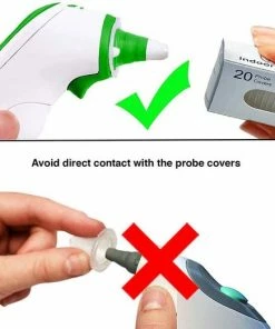 HighFiv? - Navulset Wegwerp Lensfilters / Beschermkapjes Voor Thermometer - Dopjes LF20 LF40 Voor Braun Thermoscan En Alle Andere Oor Thermometers -Yunmai Shop 550x521 1