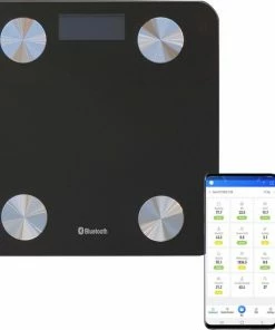 Merkloos Weegschaal Lichaamsanalyse Met 12 Lichaamsmetingen - Personenweegschaal - Digitale Weegschaal Met App Voor Android En IOS - Vetpercentage Meten - BMI Meten - Zwart 13 Merkloos Weegschaal Lichaamsanalyse Met 12 Lichaamsmetingen - Personenweegschaal - Digitale Weegschaal Met App Voor Android En IOS - Vetpercentage Meten - BMI Meten - Zwart -Yunmai Shop 550x521 10